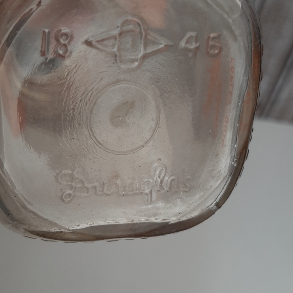 Vintage Frederick Dairy Copley Ohio Half Pint Empty Jar Duraglass - Picture 2 of 11